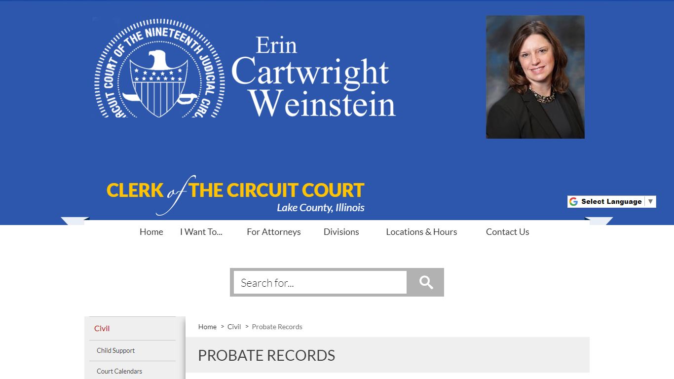 Probate Records - lakecountycircuitclerk.org